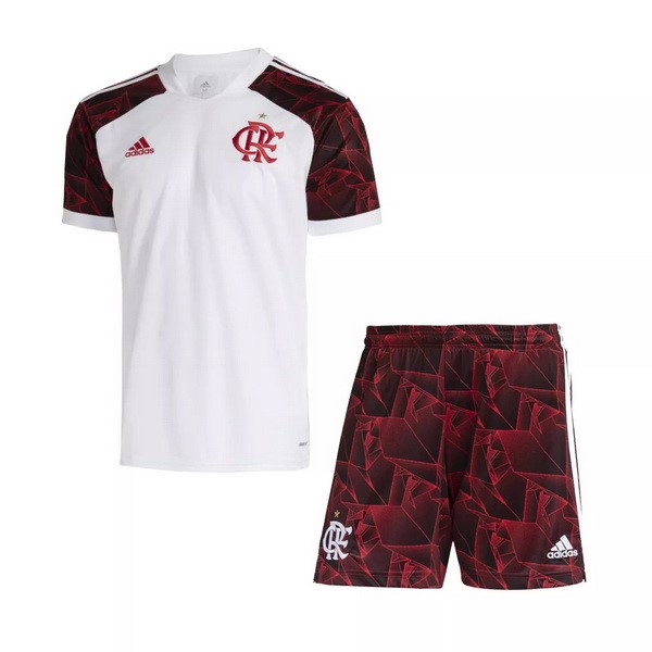 Camiseta Flamengo 2ª Niño 2021-2022 Blanco